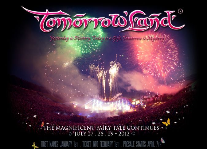 Tomorrowland 27-29.07.2012 Belgia